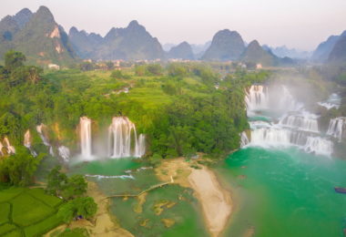 Ban Gioc Waterfall in Cao Bang Vietnam