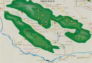 Pu Luong Travel Map